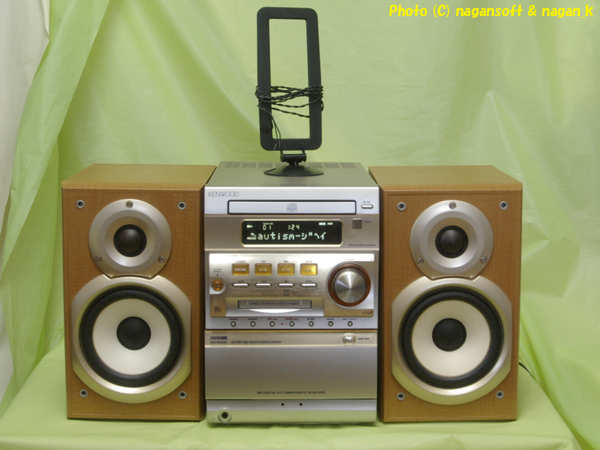 KENWOOD ミニコンポ RXD-SJ3MD CD/MD/TAPE/RADIO Kenwood RSD-SJ3MD [MiniDisc Wiki]